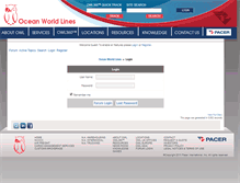 Tablet Screenshot of forum.oceanworldlines.com